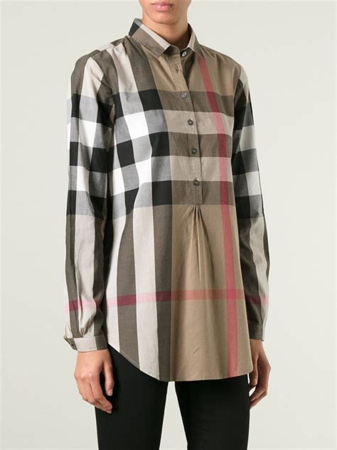 burberry check shirt women's|burberry nova check shirt.